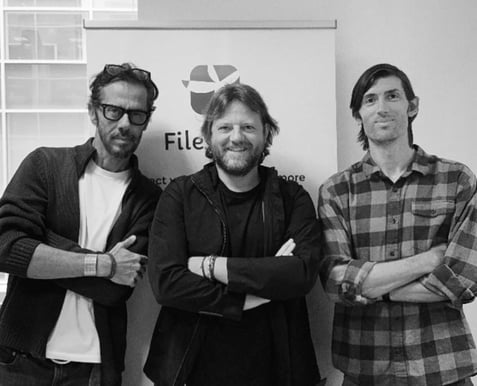 Massimiliano Maggi, Valerio Pastore Cyber Grant Founders and Stephen Akridge CEO 